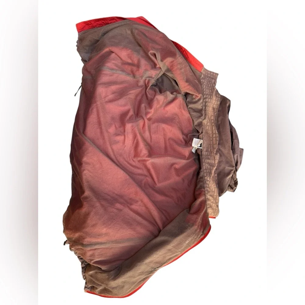The North Face Burnt‎ Orange & Gray Hydrenalite Lightweight Zip Up Jacket